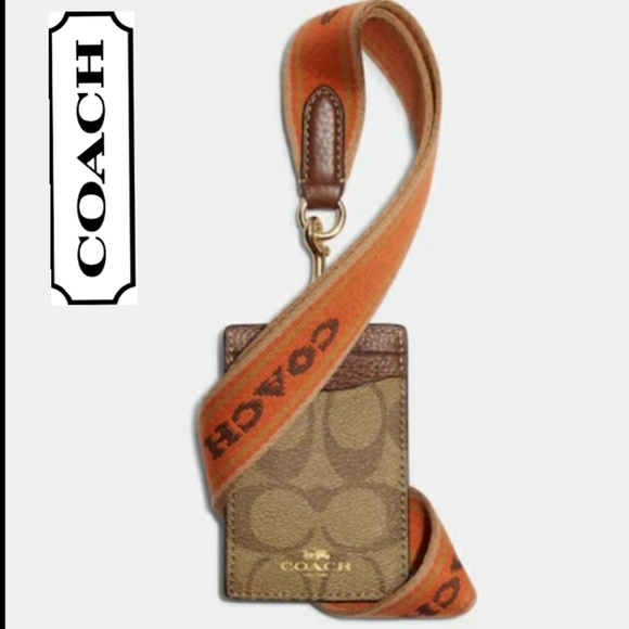 COACH LANYARD/ ID HOLDER - Picture 1 of 10